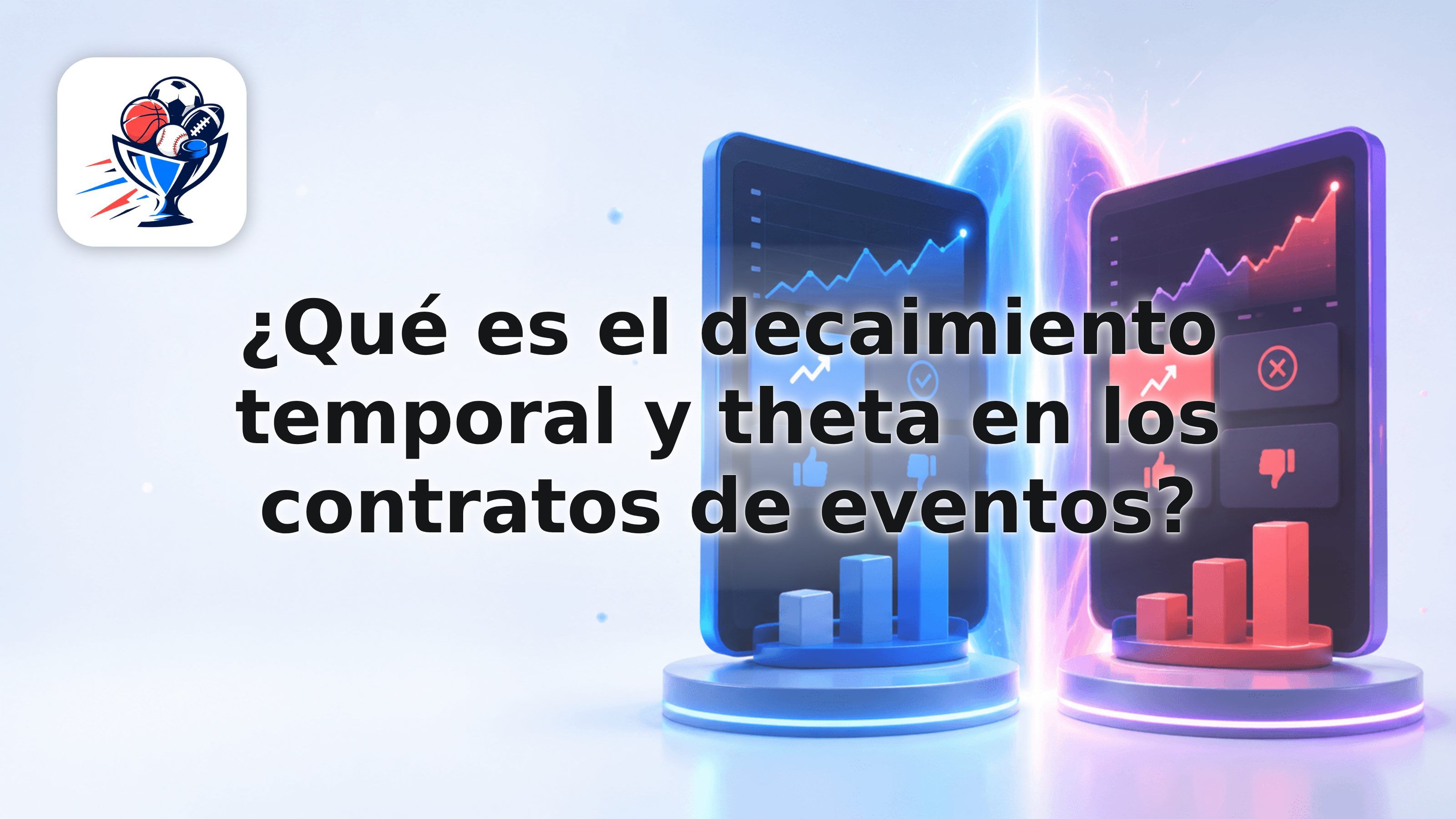 ¿Qué es el decaimiento temporal y theta en los contratos de eventos?